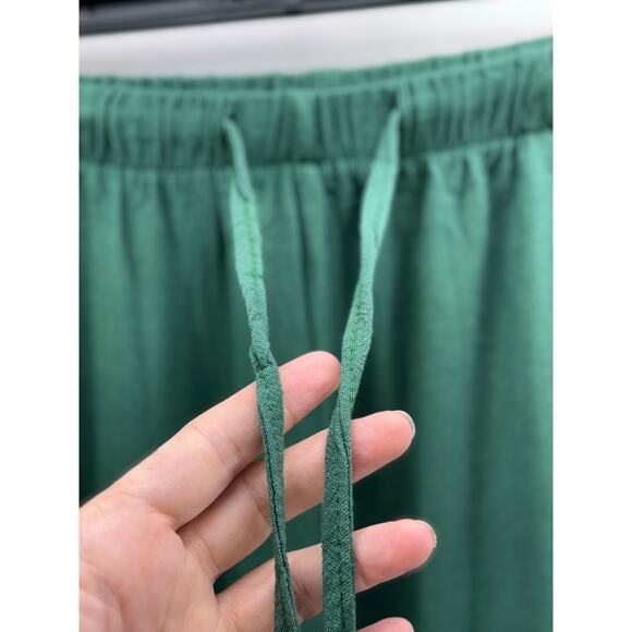New purpearl green wide leg pants large - Picture 2 of 11